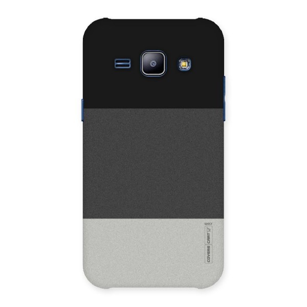Pastel Black and Grey Back Case for Galaxy J1