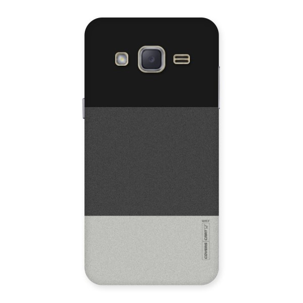 Pastel Black and Grey Back Case for Galaxy J2