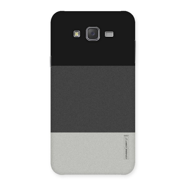 Pastel Black and Grey Back Case for Galaxy J7