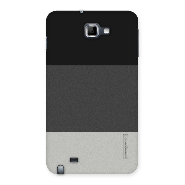 Pastel Black and Grey Back Case for Galaxy Note
