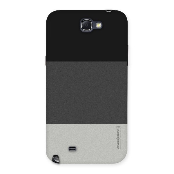 Pastel Black and Grey Back Case for Galaxy Note 2