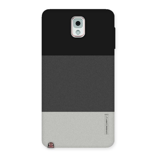 Pastel Black and Grey Back Case for Galaxy Note 3