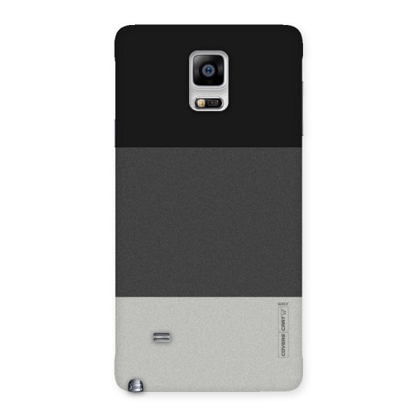 Pastel Black and Grey Back Case for Galaxy Note 4