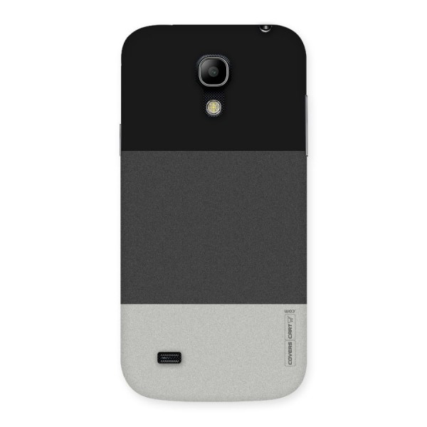 Pastel Black and Grey Back Case for Galaxy S4 Mini