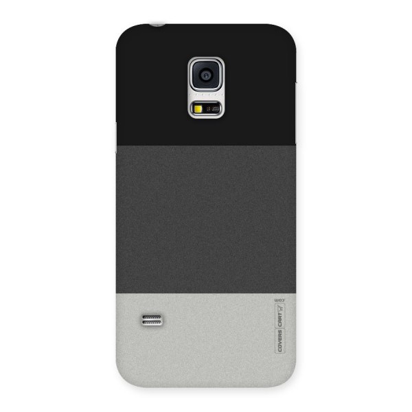 Pastel Black and Grey Back Case for Galaxy S5 Mini