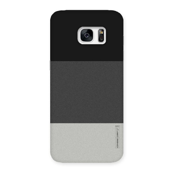 Pastel Black and Grey Back Case for Galaxy S7 Edge