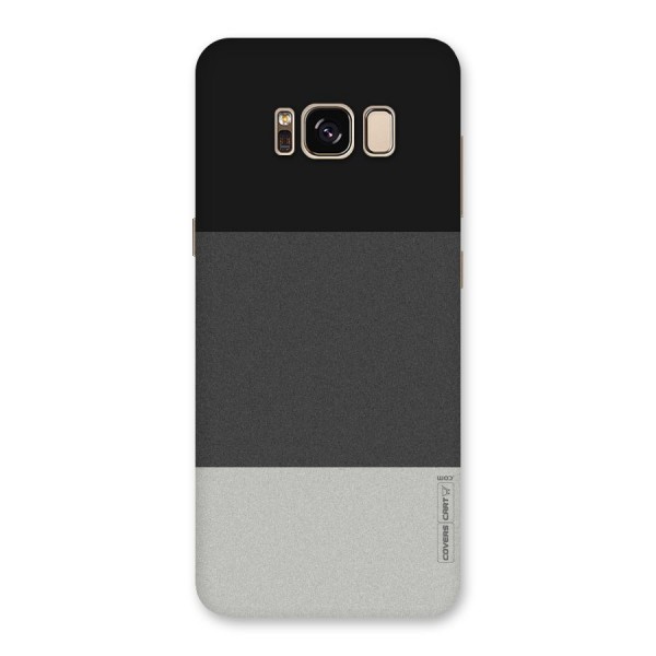Pastel Black and Grey Back Case for Galaxy S8