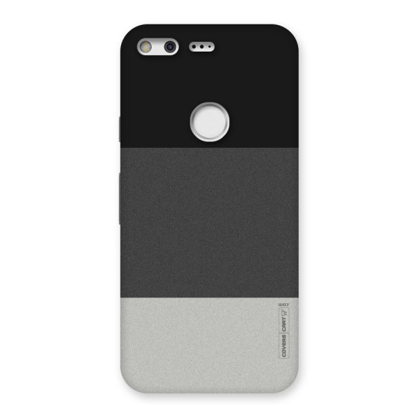 Pastel Black and Grey Back Case for Google Pixel