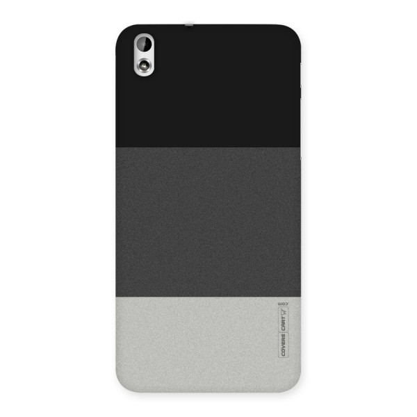Pastel Black and Grey Back Case for HTC Desire 816