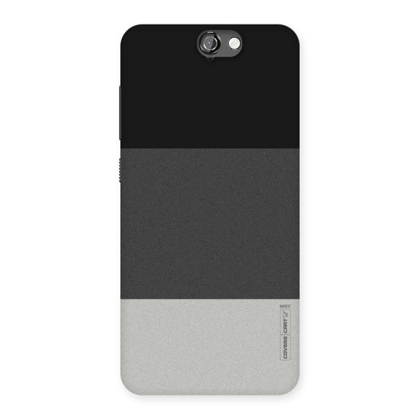 Pastel Black and Grey Back Case for HTC One A9
