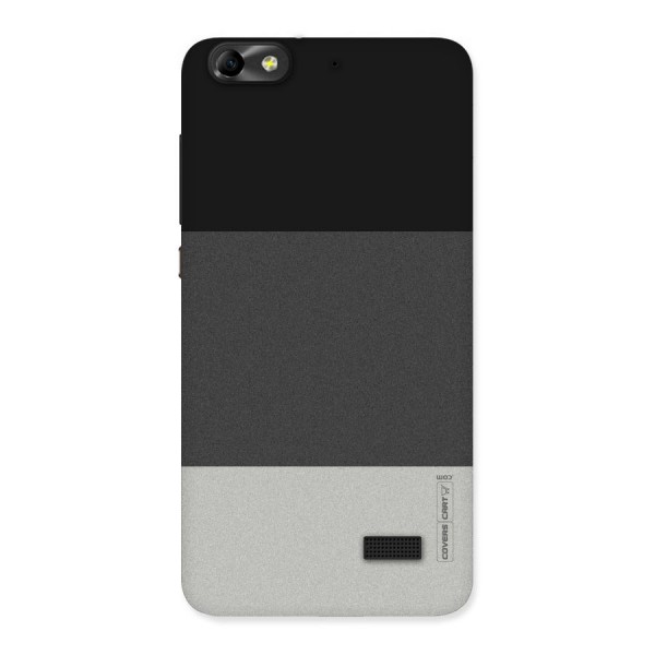 Pastel Black and Grey Back Case for Honor 4C