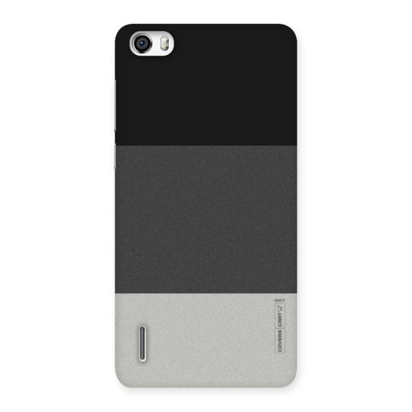 Pastel Black and Grey Back Case for Honor 6