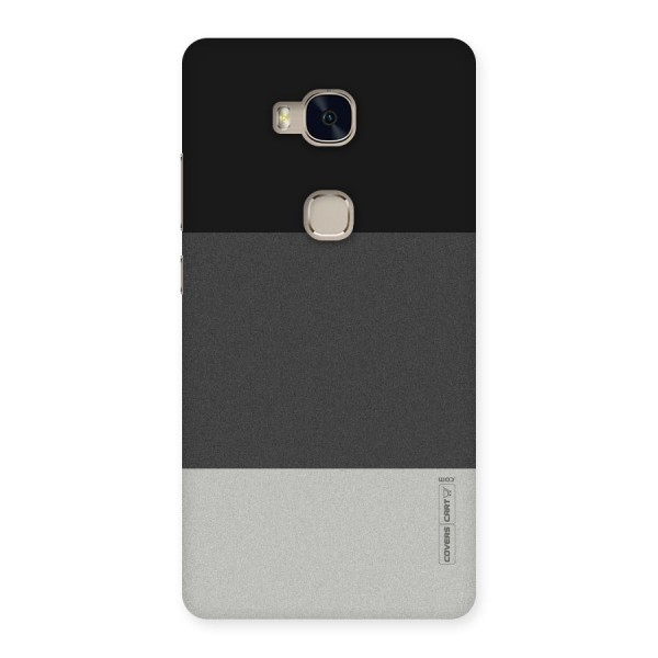 Pastel Black and Grey Back Case for Huawei Honor 5X