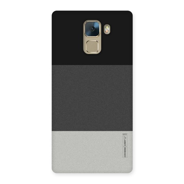 Pastel Black and Grey Back Case for Huawei Honor 7