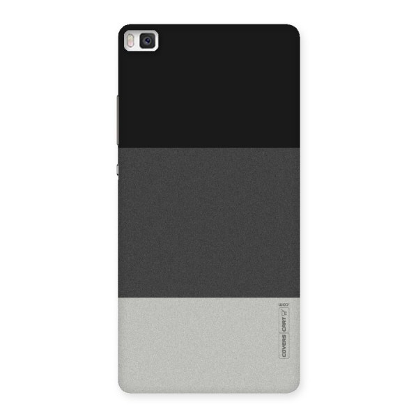 Pastel Black and Grey Back Case for Huawei P8