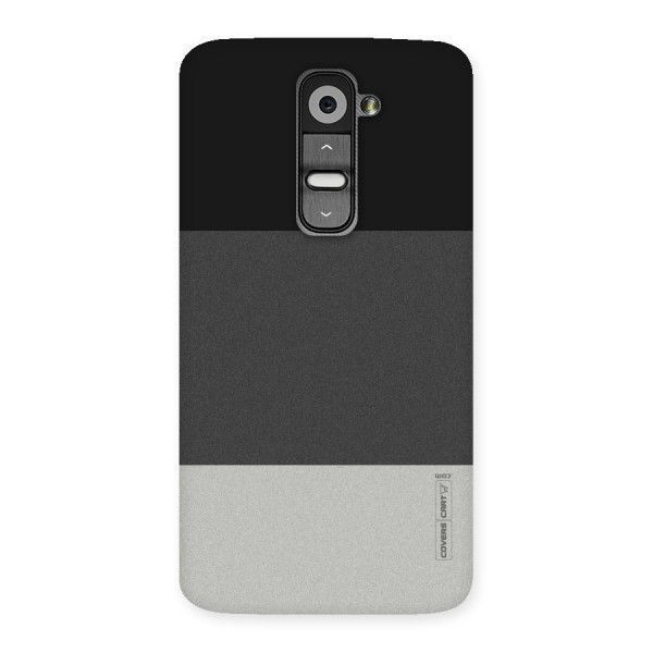 Pastel Black and Grey Back Case for LG G2