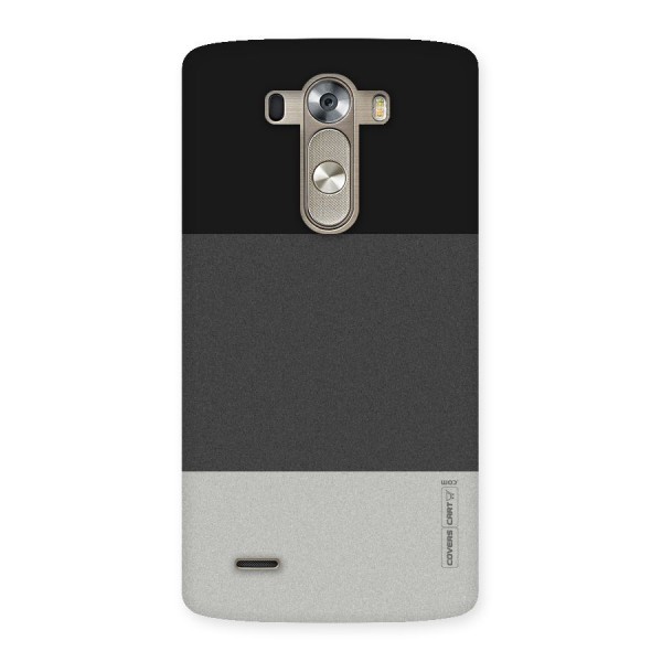 Pastel Black and Grey Back Case for LG G3