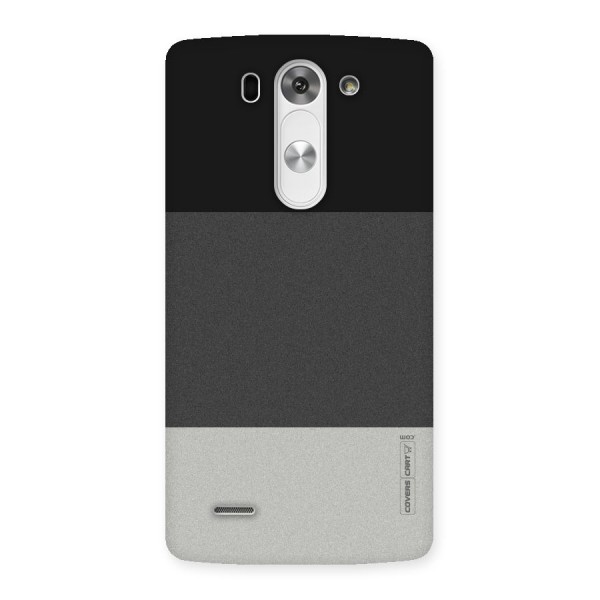 Pastel Black and Grey Back Case for LG G3 Beat