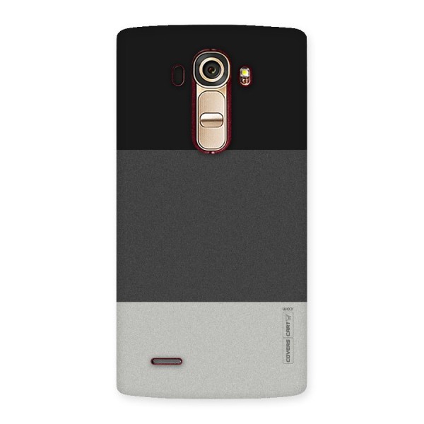 Pastel Black and Grey Back Case for LG G4