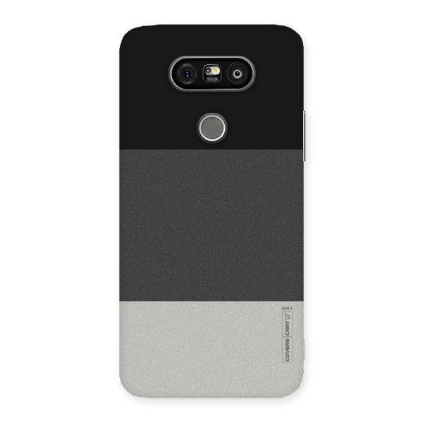 Pastel Black and Grey Back Case for LG G5