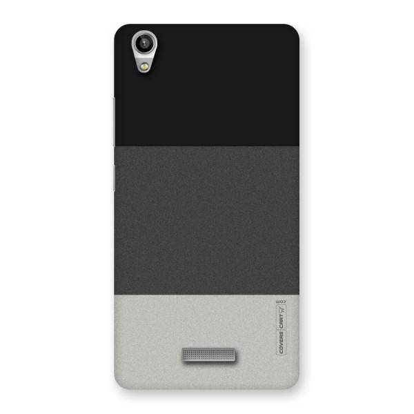 Pastel Black and Grey Back Case for Lava-Pixel-V1