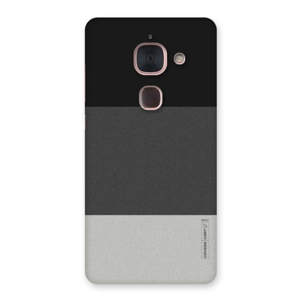 Pastel Black and Grey Back Case for Le Max 2