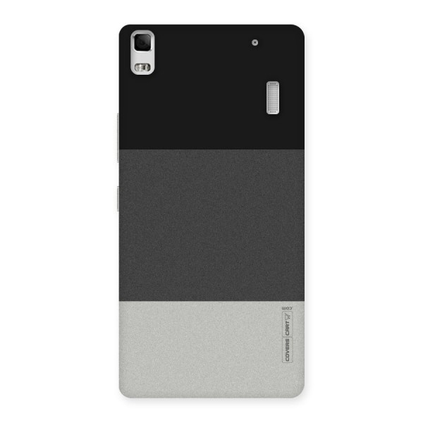 Pastel Black and Grey Back Case for Lenovo A7000