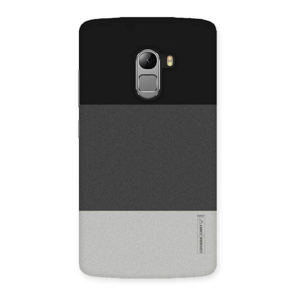 Pastel Black and Grey Back Case for Lenovo K4 Note
