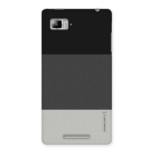 Pastel Black and Grey Back Case for Lenovo Vibe Z K910