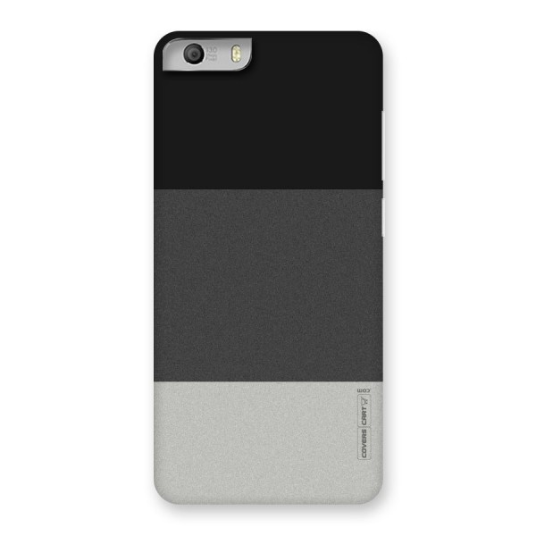 Pastel Black and Grey Back Case for Micromax Canvas Knight 2
