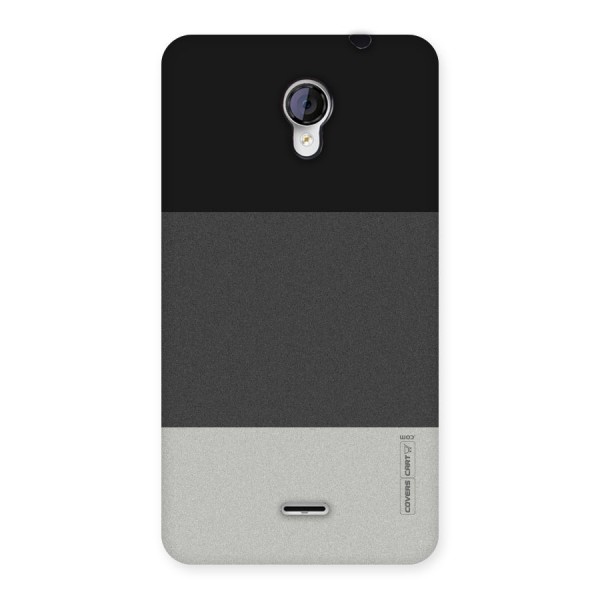 Pastel Black and Grey Back Case for Micromax Unite 2 A106