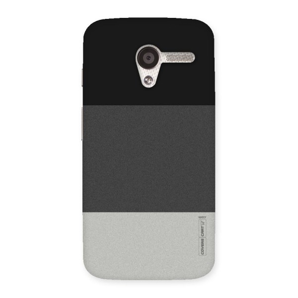 Pastel Black and Grey Back Case for Moto X