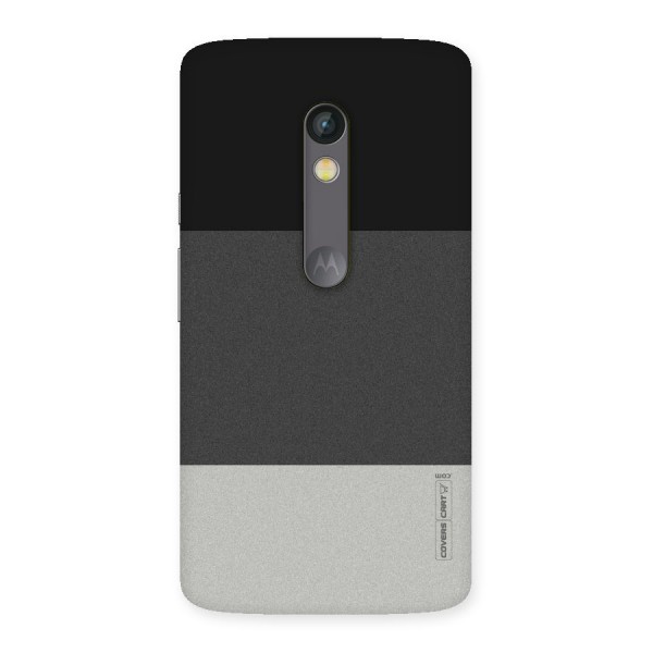 Pastel Black and Grey Back Case for Moto X Play