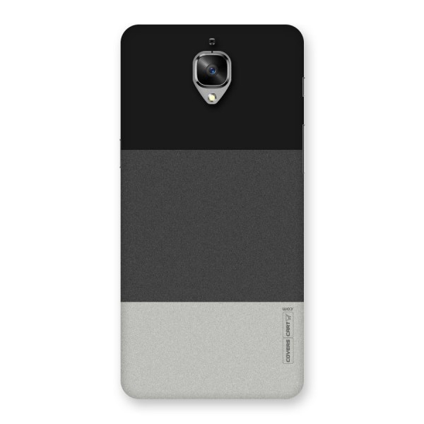 Pastel Black and Grey Back Case for OnePlus 3