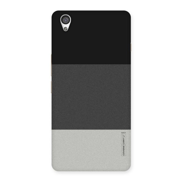 Pastel Black and Grey Back Case for OnePlus X