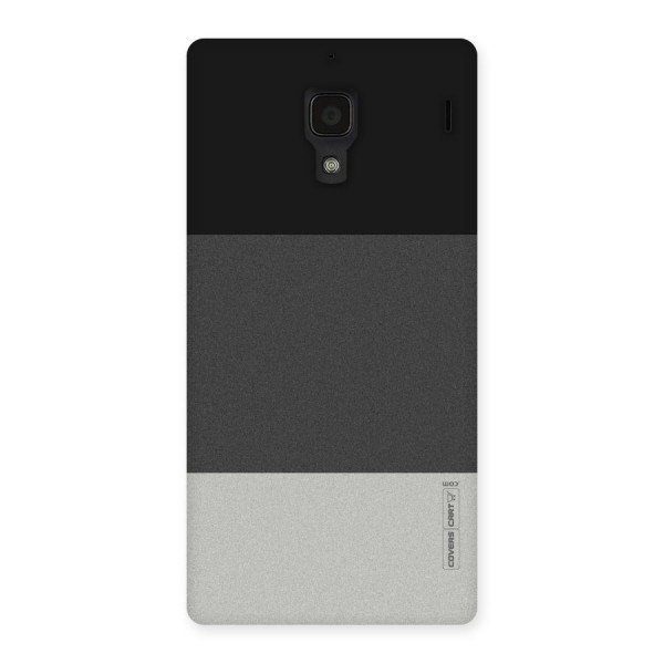 Pastel Black and Grey Back Case for Redmi 1S