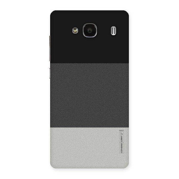 Pastel Black and Grey Back Case for Redmi 2