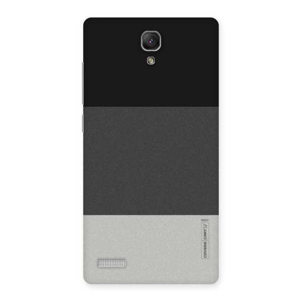 Pastel Black and Grey Back Case for Redmi Note