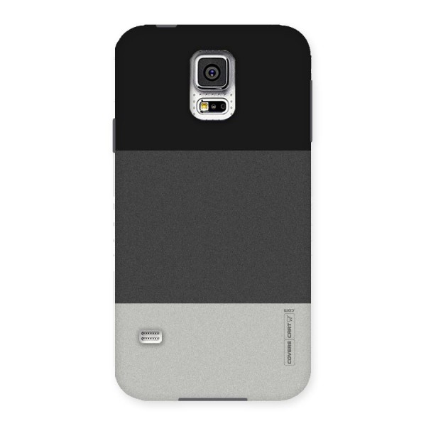 Pastel Black and Grey Back Case for Samsung Galaxy S5