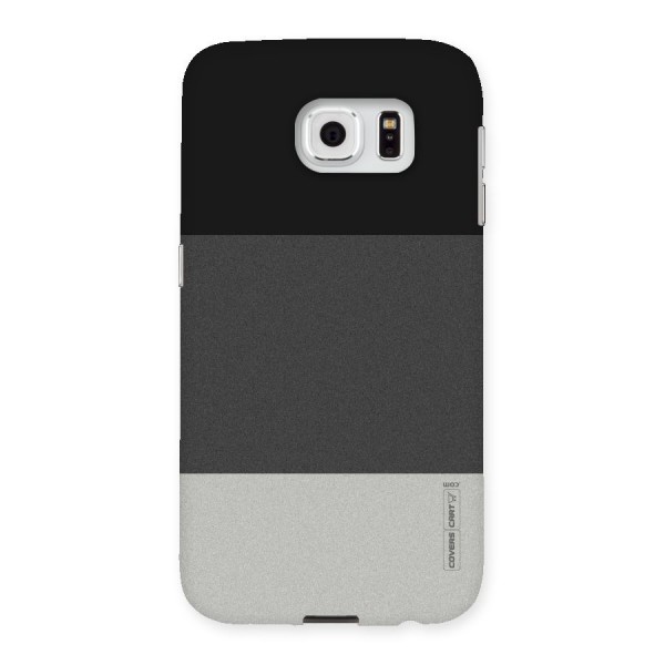 Pastel Black and Grey Back Case for Samsung Galaxy S6