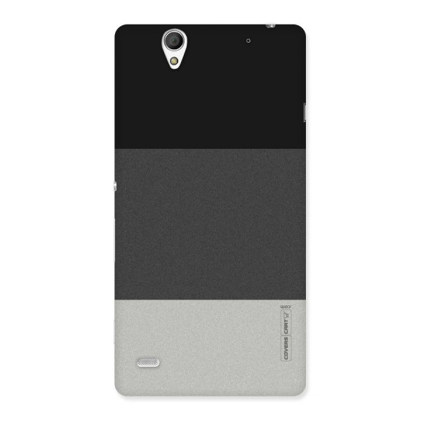 Pastel Black and Grey Back Case for Sony Xperia C4
