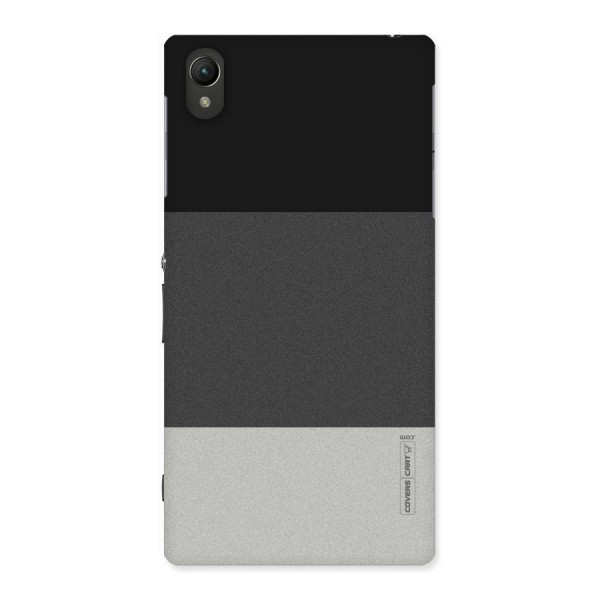 Pastel Black and Grey Back Case for Sony Xperia Z1