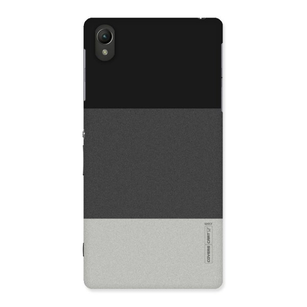Pastel Black and Grey Back Case for Sony Xperia Z2