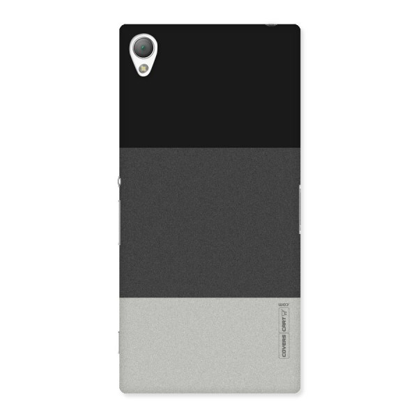 Pastel Black and Grey Back Case for Sony Xperia Z3