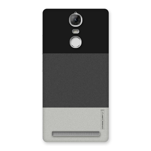 Pastel Black and Grey Back Case for Vibe K5 Note