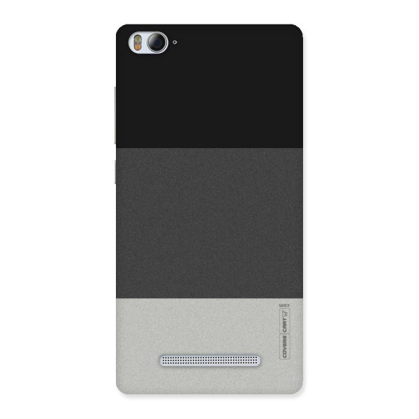 Pastel Black and Grey Back Case for Xiaomi Mi4i