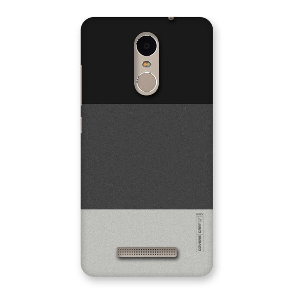 Pastel Black and Grey Back Case for Xiaomi Redmi Note 3