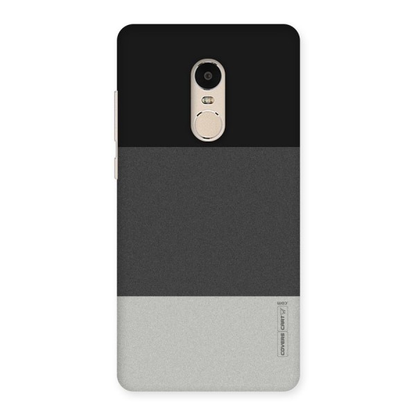 Pastel Black and Grey Back Case for Xiaomi Redmi Note 4
