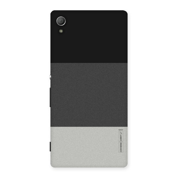 Pastel Black and Grey Back Case for Xperia Z3 Plus
