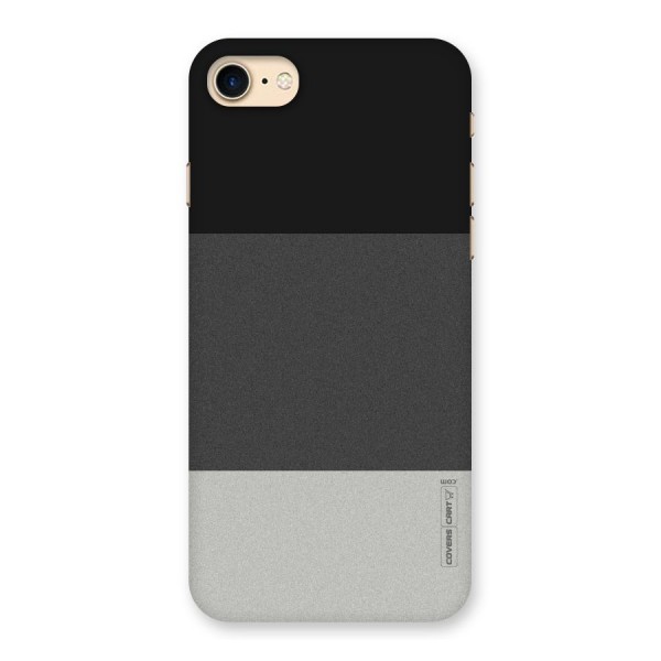 Pastel Black and Grey Back Case for iPhone 7